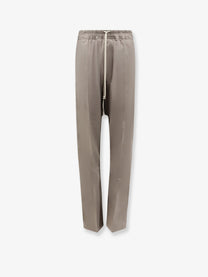 Rick Owens Men's Cotton Trousers Grey
