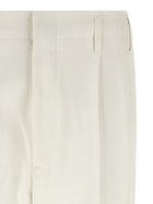 Brunello Cucinelli Cotton Trousers White, view 3