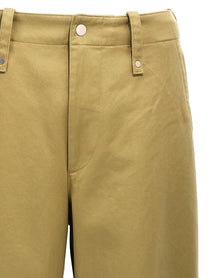Burberry Cotton Trousers Beige
