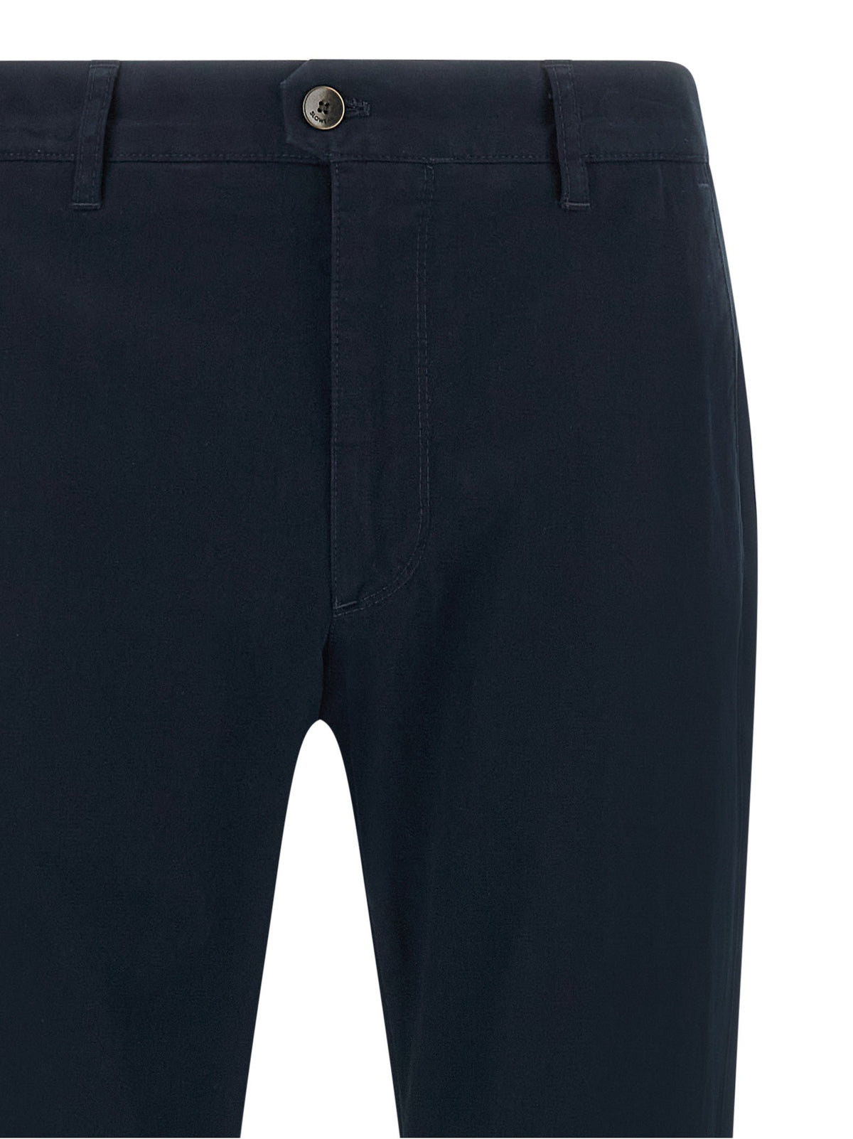 Incotex Cotton Trousers Blue, view 3