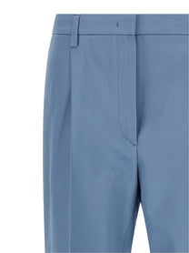 Prada Cotton Trousers Blue