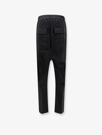 Rick Owens Men's Cotton Trousers Black