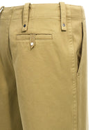 Burberry Cotton Trousers Beige, view 4
