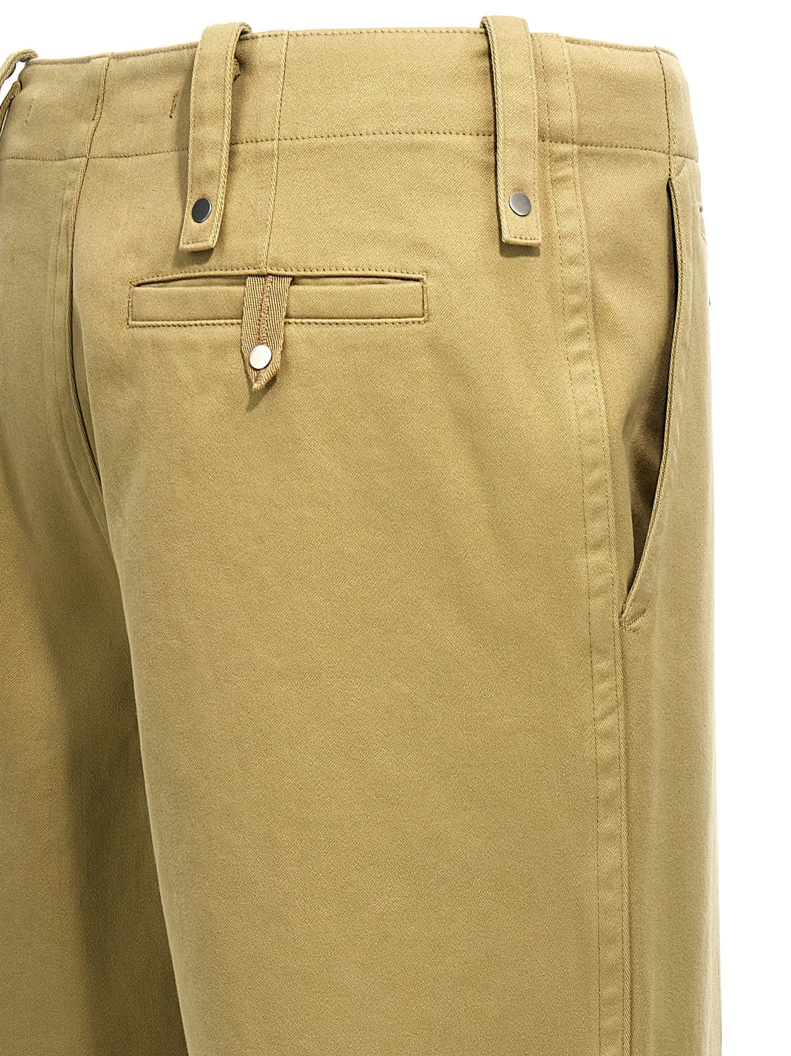 Burberry Cotton Trousers Beige