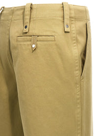 Burberry Cotton Trousers Beige