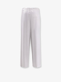 Alysi Women's Cotton Trousers White