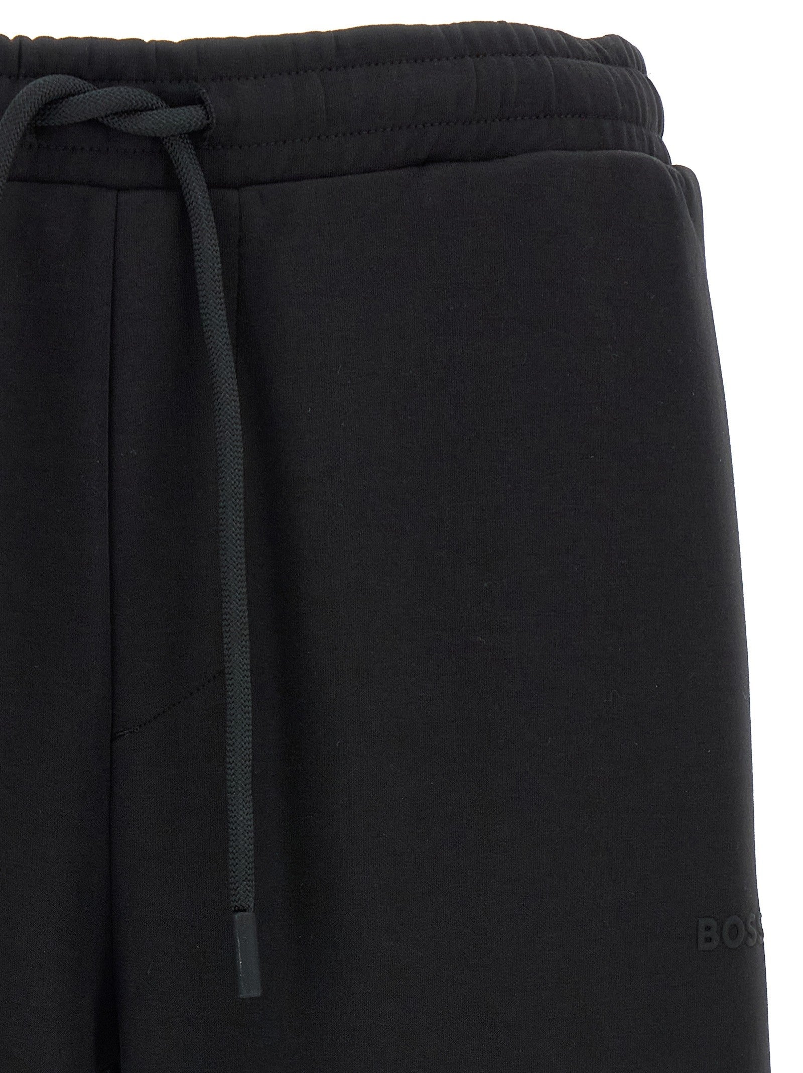 Hugo Boss Cotton Trousers Black