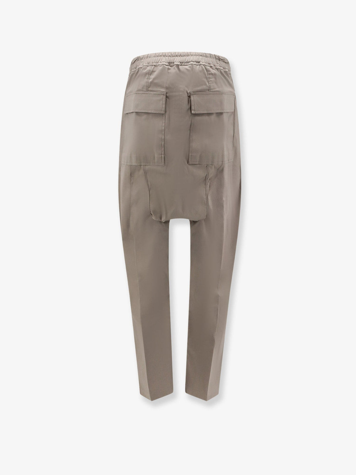 Rick Owens Men's Cotton Trousers Grey