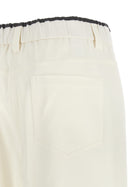 Brunello Cucinelli Cotton Trousers White, view 4