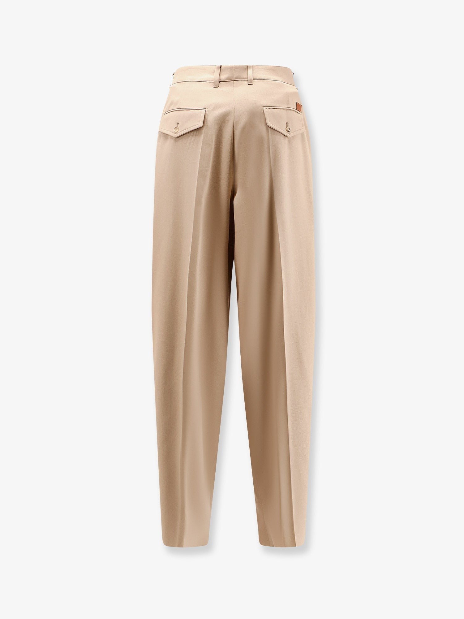 Celine Men's Cotton Trousers Beige Celine