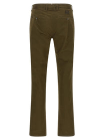 Incotex Cotton Trousers Green