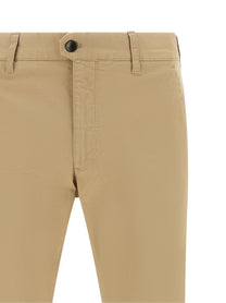 Incotex Cotton Trousers Beige