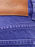 Chloé Women's Cotton Trousers Blue, view 3