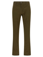 Incotex Cotton Trousers Green