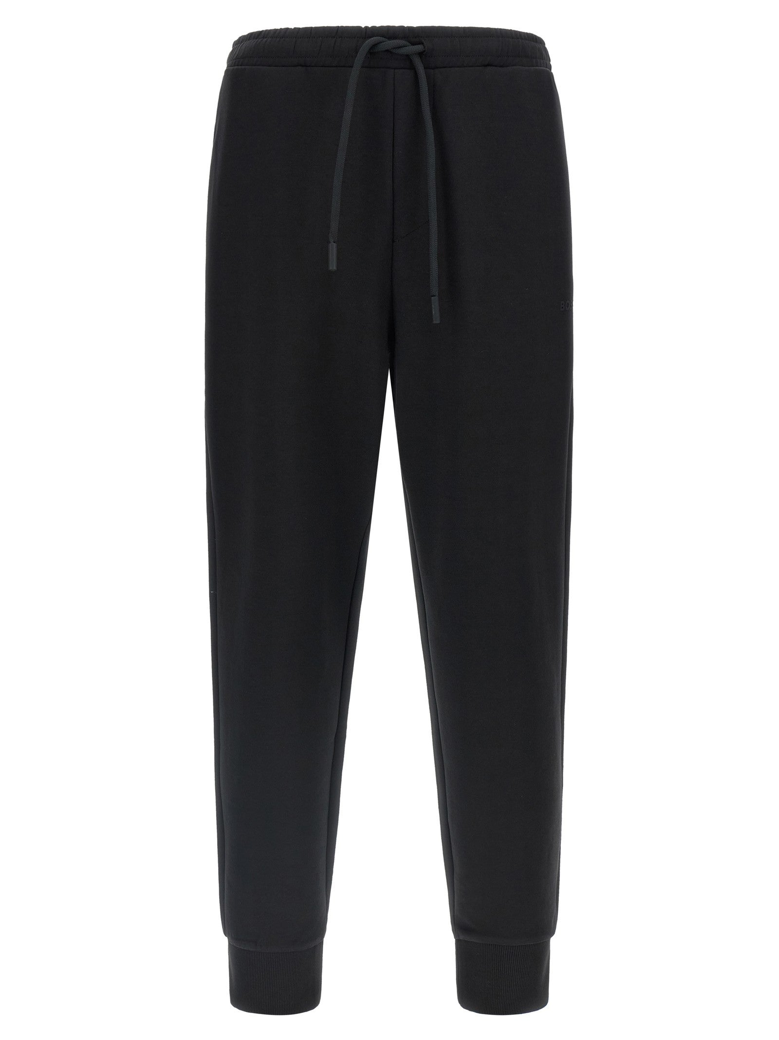 Hugo Boss Cotton Trousers Black