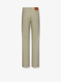 Dior Men's Cotton Trousers Beige Dior