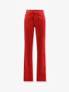 Chloé Women's Cotton Trousers Red