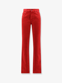 Chloé Women's Cotton Trousers Red