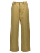 Burberry Cotton Trousers Beige