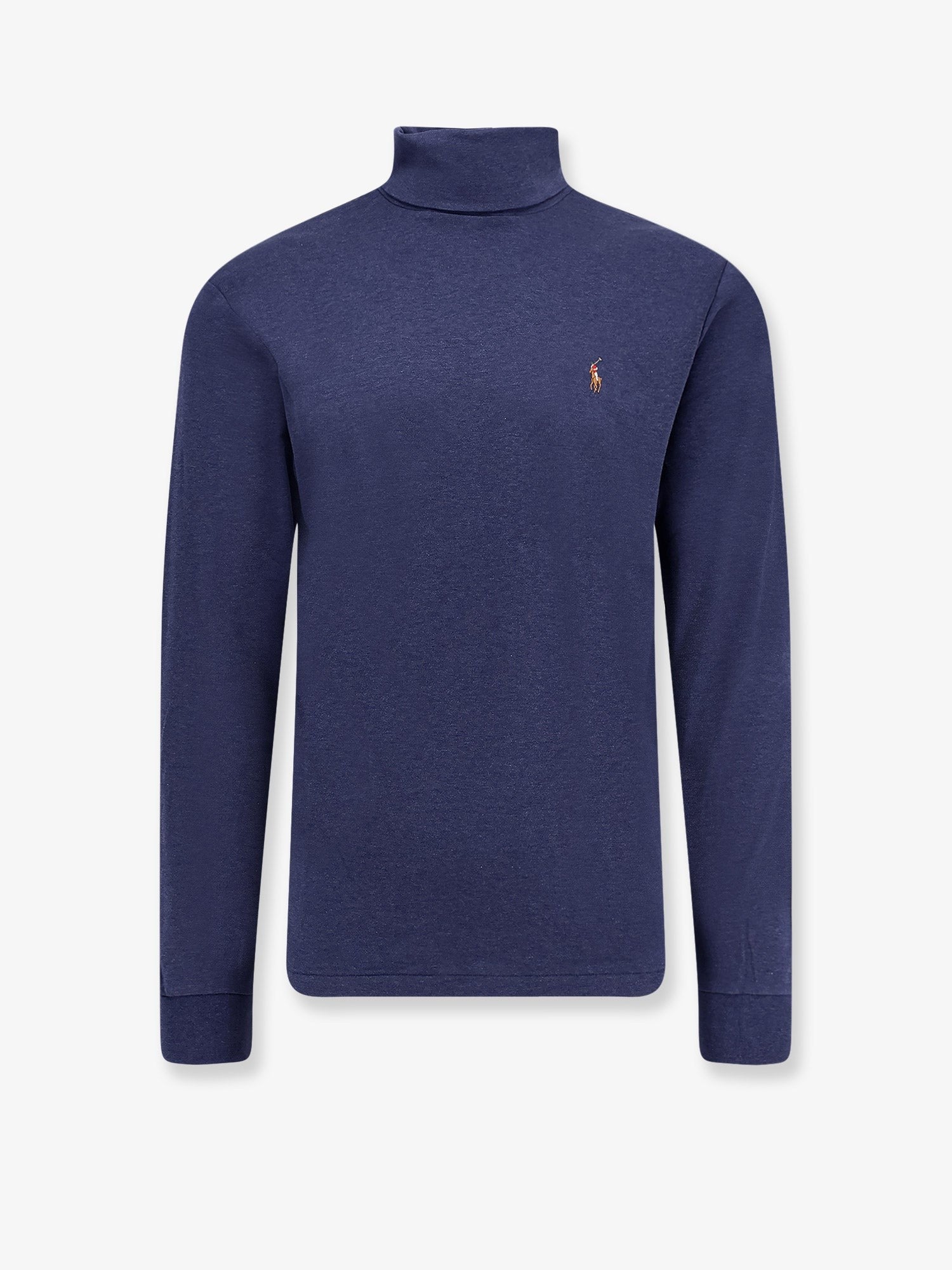 Polo Ralph Lauren Men's Cotton Turtleneck Blue
