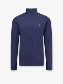 Polo Ralph Lauren Men's Cotton Turtleneck Blue