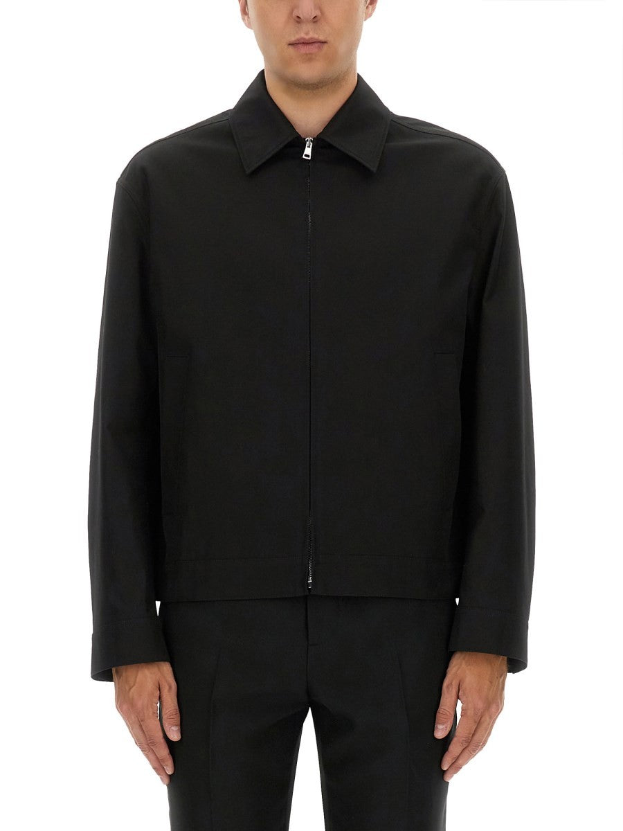 Gucci Men's Cotton Twill Jacket Black