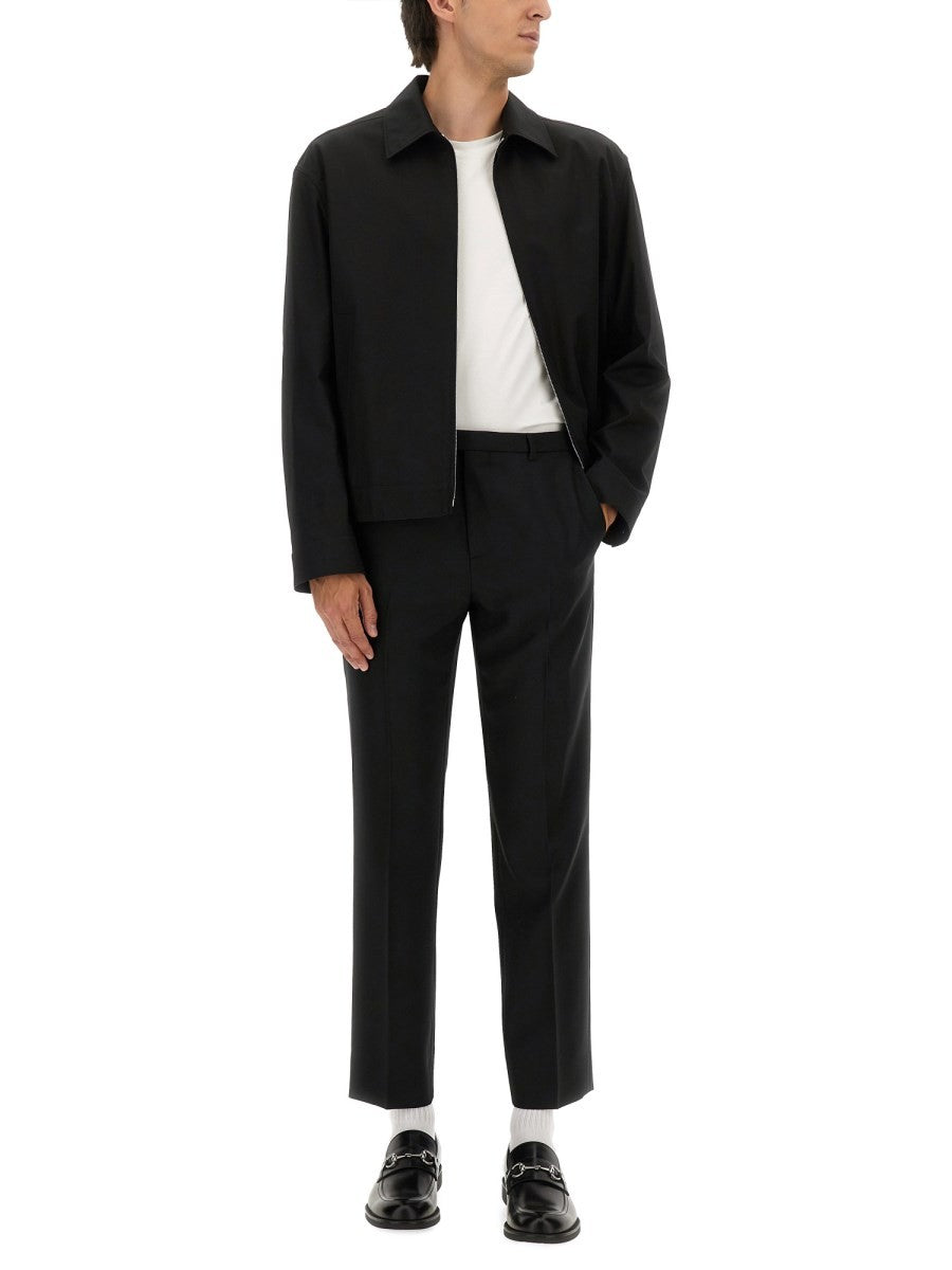 Gucci Men's Cotton Twill Jacket Black