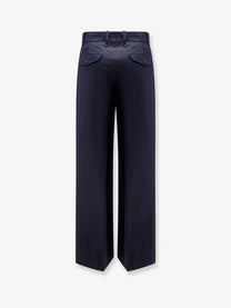 Tonywack Unisex Cotton Unisex Trousers Blue