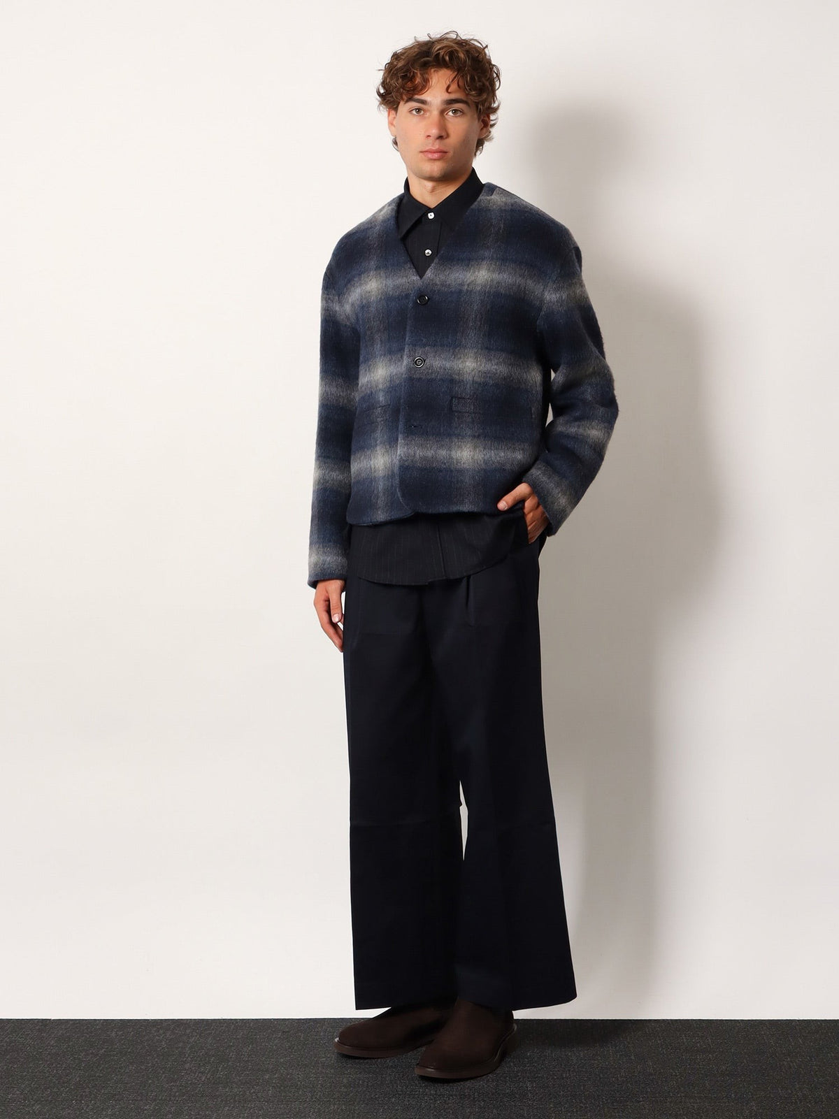 Tonywack Unisex Cotton Unisex Trousers Blue