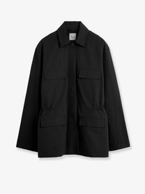 Toteme Women's Cotton Utility Jacket Black
