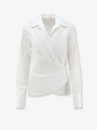 Dries Van Noten Women's Cotton Wrap Shirt White