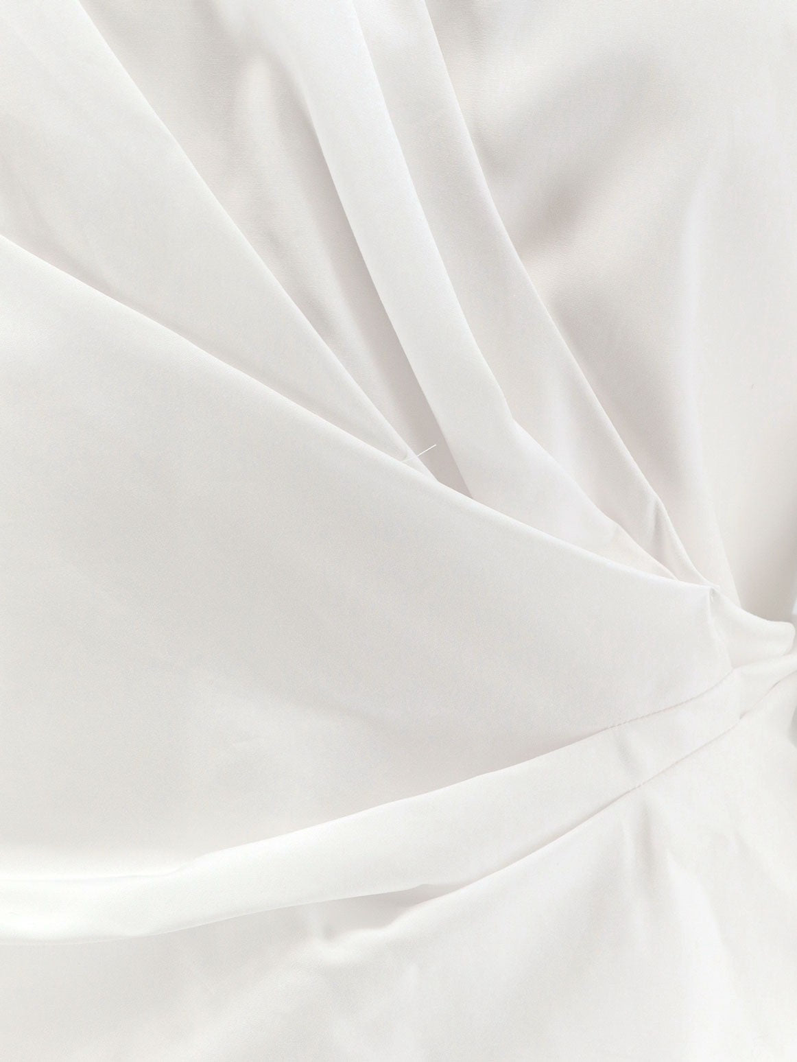Dries Van Noten Women's Cotton Wrap Shirt White, view 3