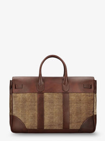 Brunello Cucinelli Men's Country Leather Bag Brown, view 2