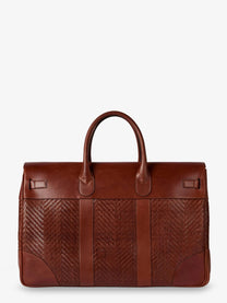 Brunello Cucinelli Men's Country Leather Handbag Brown