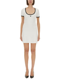 COURREGES - ’Holistic Contrast’ Mini Dress - Home-&gt;Woman-&gt;Clothing-&gt;Dresses