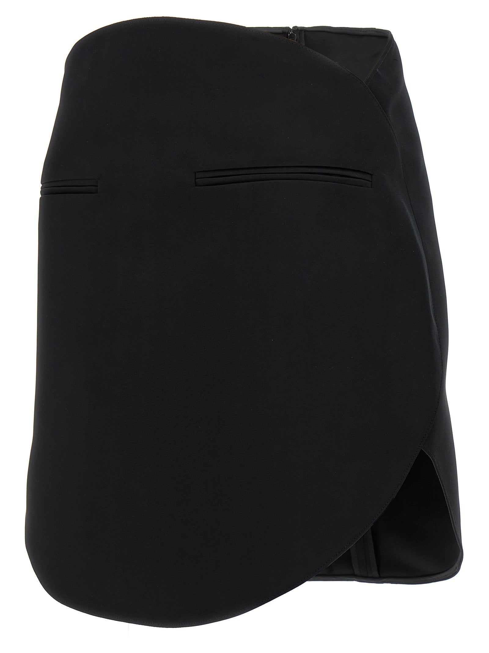 COURREGES - COURREGES - ’Circle Satin’ skirt - Women’s Bottoms