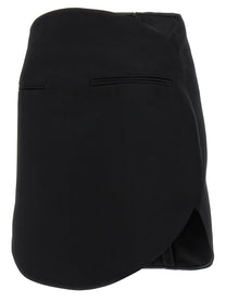 COURREGES - COURREGES - ’Circle Satin’ skirt - Women’s Bottoms