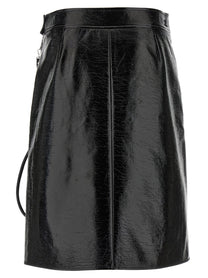 COURREGES - COURREGES - ’Zipped Vinyl’ skirt - Women’s Bottoms