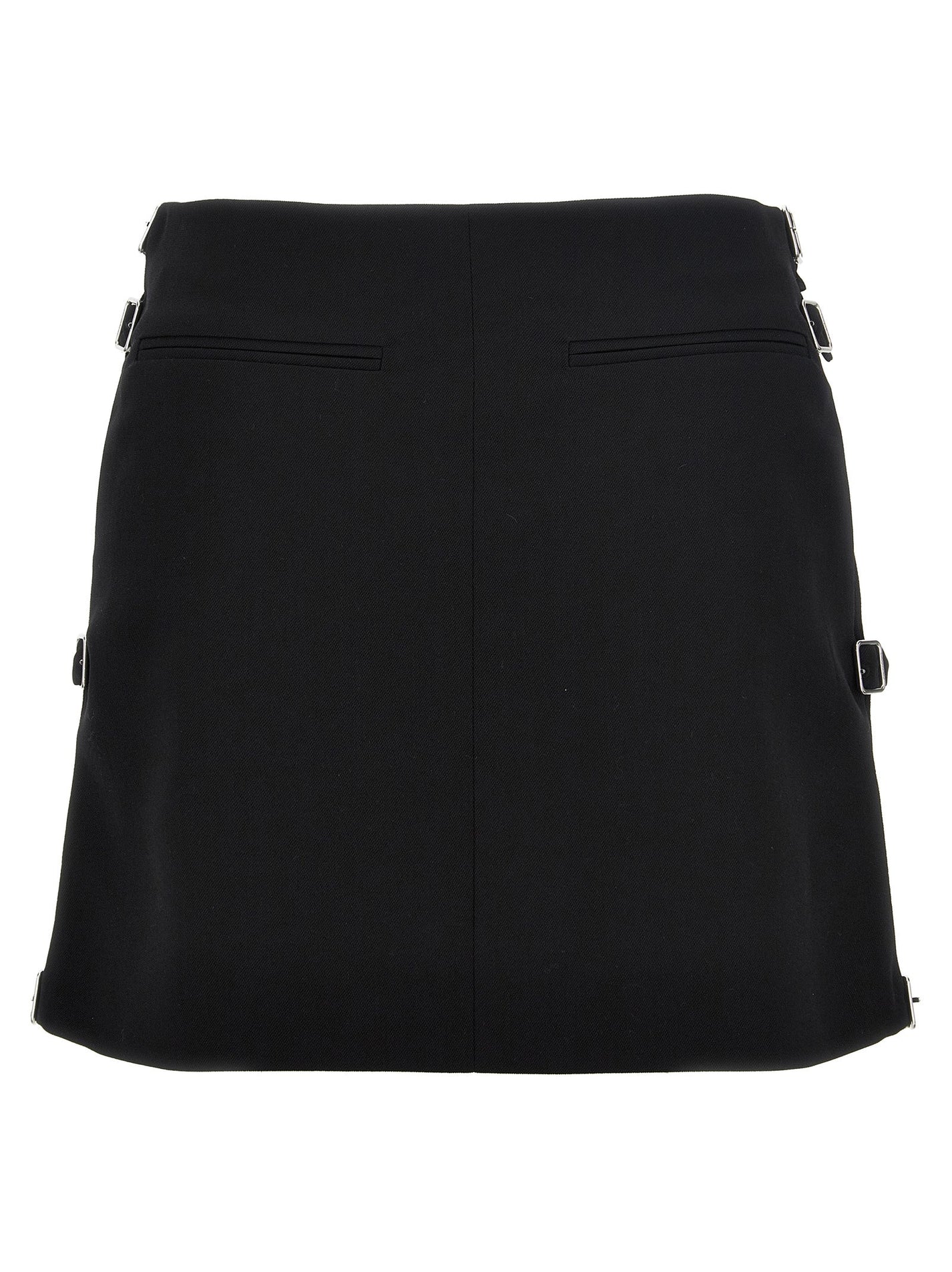 COURREGES - COURREGES - ’Multi Sangle Wool Mini’ skirt - Women’s Clothing