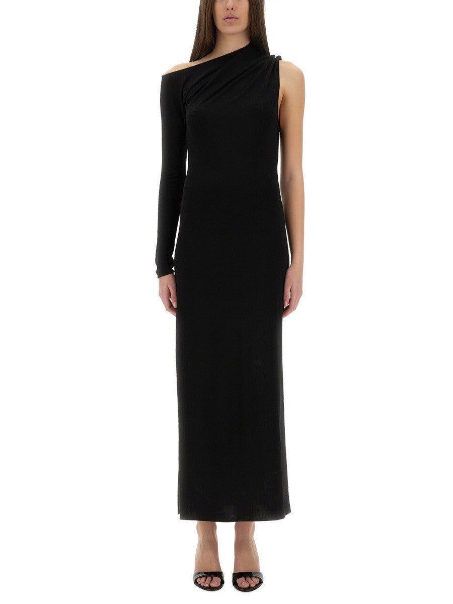 COURREGES - Courreges Long One Shoulder Dress - Women’s Clothing