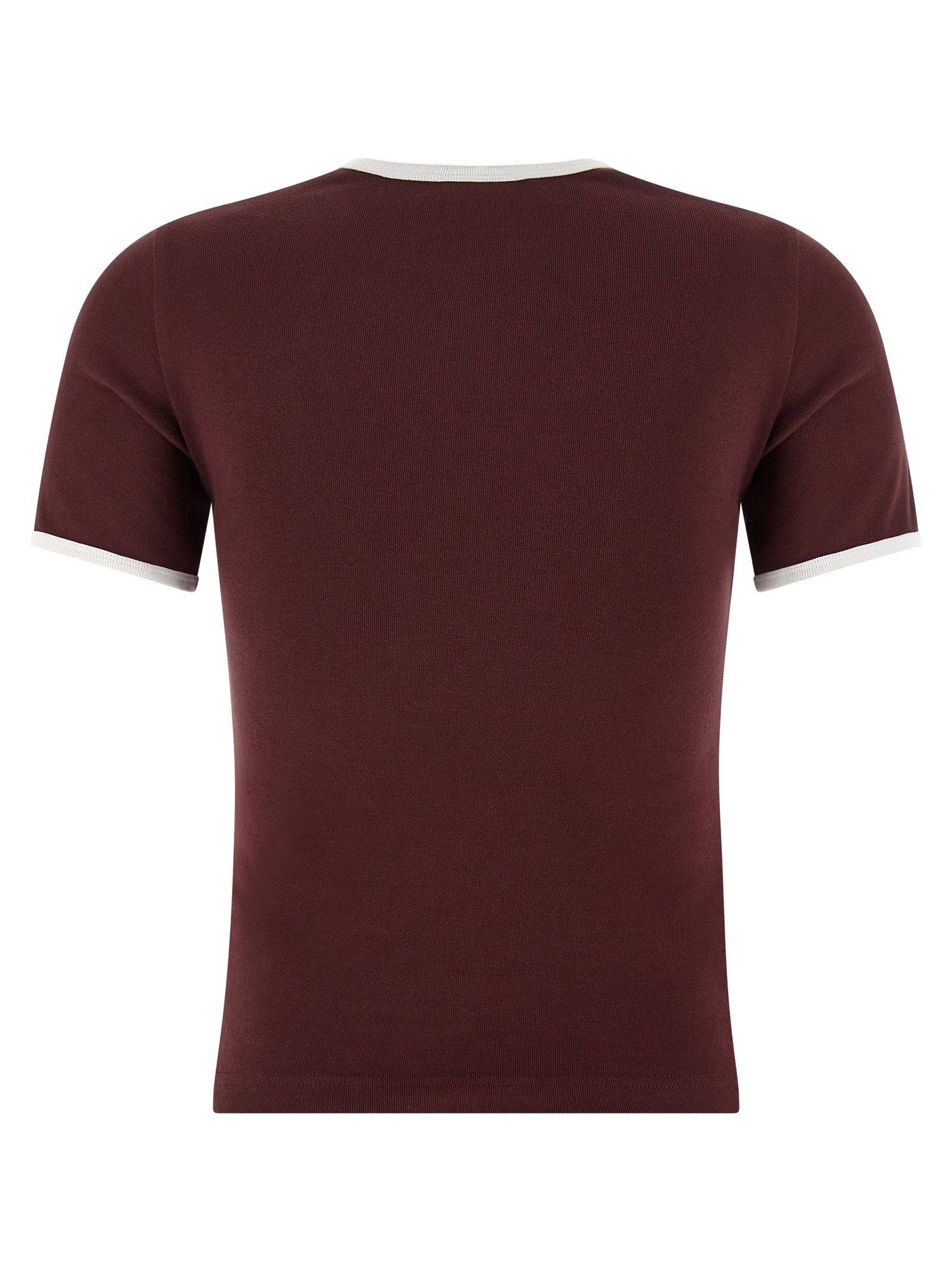 COURREGES - COURREGES - ’Signature Contrast’ T-shirt - Women’s Tops