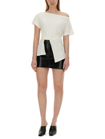 COURREGES - Courreges Boat Neck T Shirt - Women’s Tops