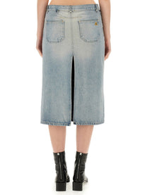 COURREGES - Courreges Midi Skirt - Women’s Clothing