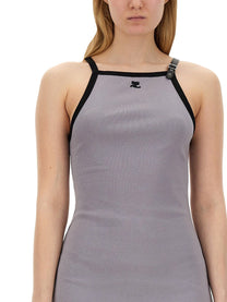 COURREGES - Courreges Dress With Logo - Women’s Clothing