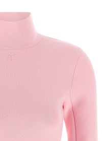 COURREGES - COURREGES - Interlock viscose sweater - Women’s Knitwear
