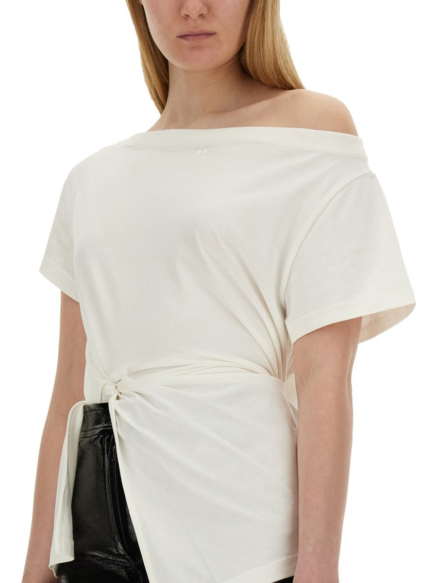 COURREGES - Courreges Boat Neck T Shirt - Women’s Tops