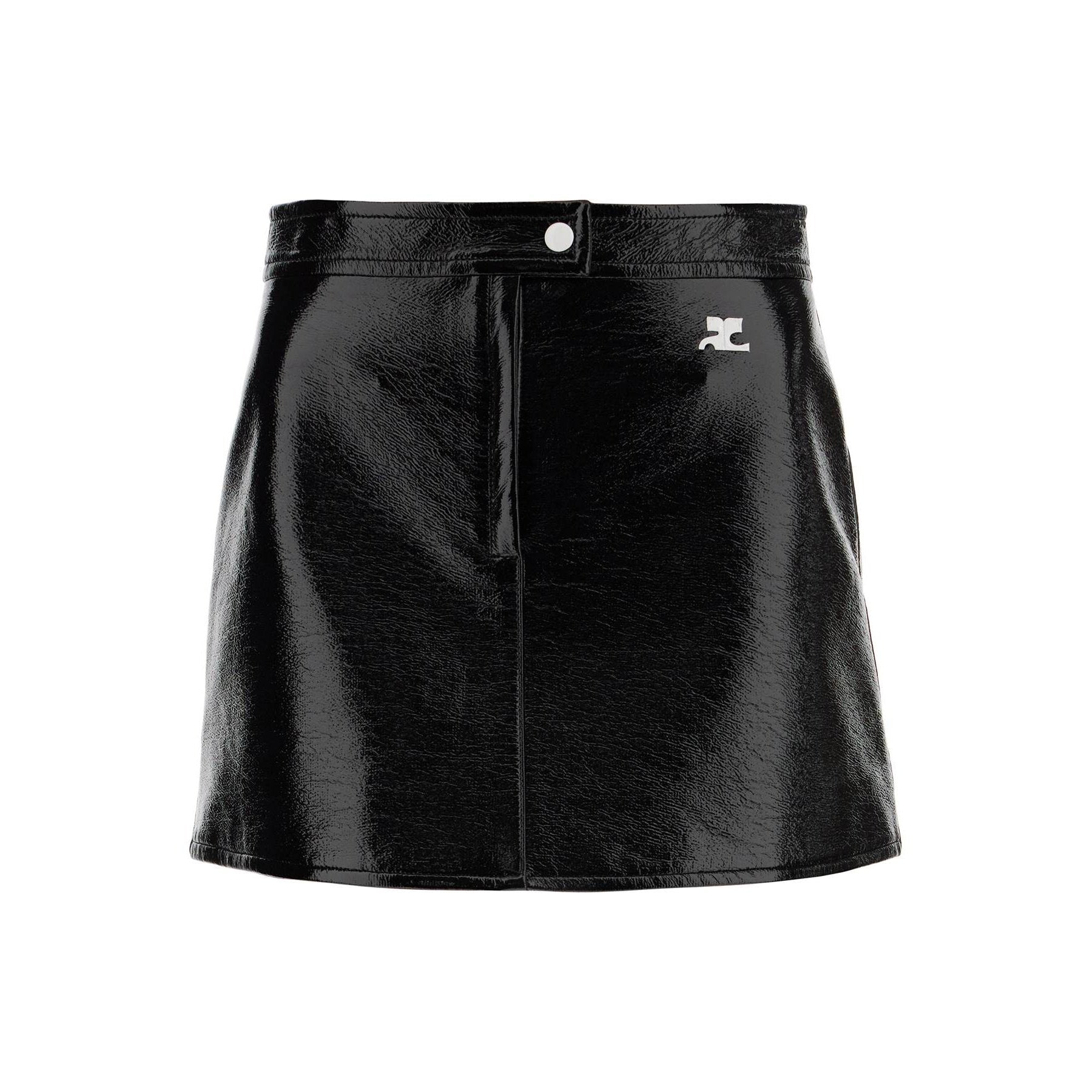 Courreges - Courreges re-edition vinyl effect mini skirt - Skirts