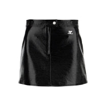 Courreges - Courreges re-edition vinyl effect mini skirt - Skirts