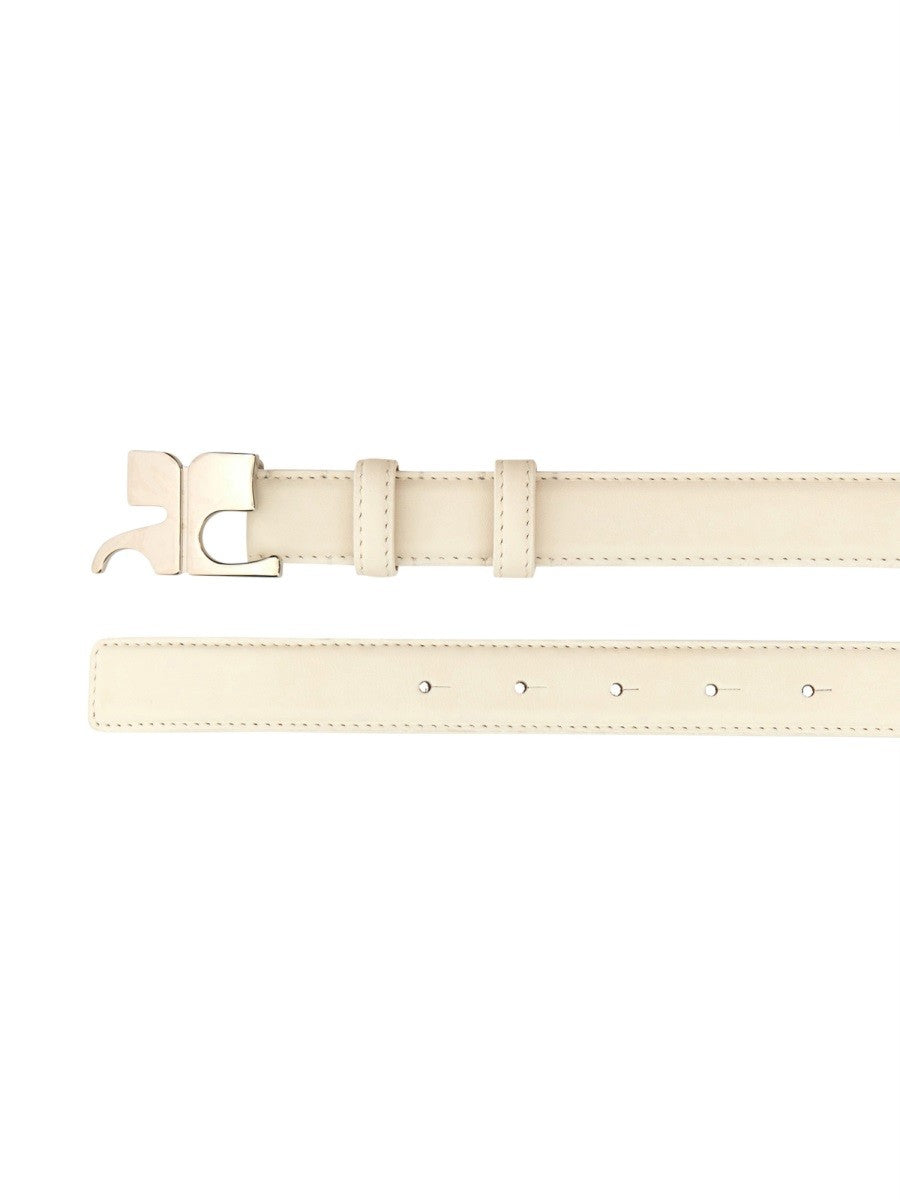 COURREGES - Courreges Leather ’Ac’ Belt - Women’s Accessories