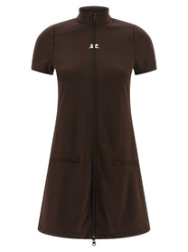 COURREGES - COURREGES - ’Interlock Tracksuit Mini’ dress - Women’s Clothing